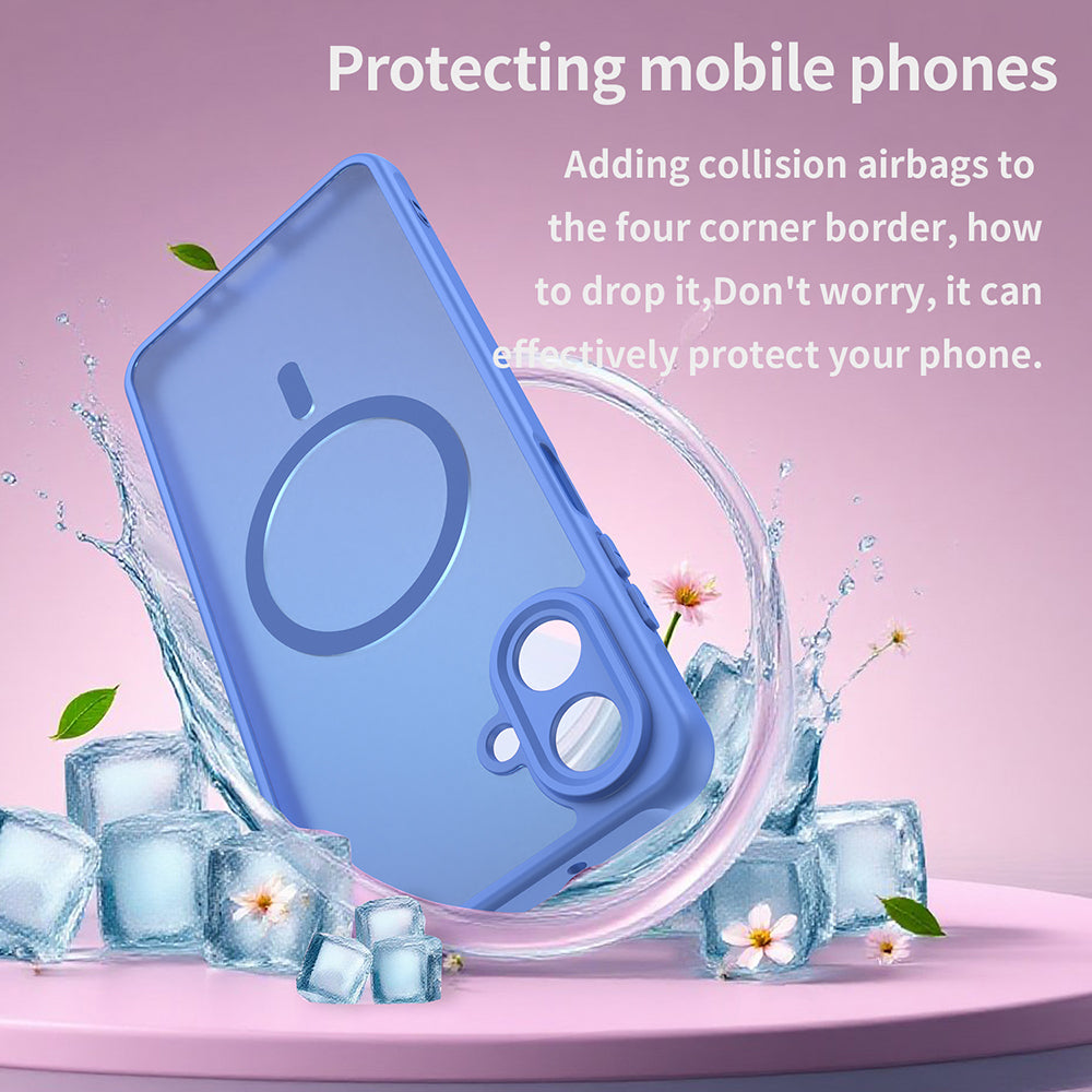 Husa de protectie Techsuit HaloFrost II MagSafe compatibil cu Samsung Galaxy A07 4G, Albastru Cer