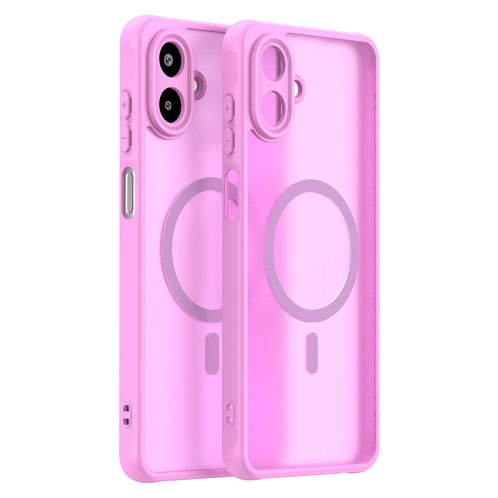 Husa de protectie Techsuit HaloFrost II MagSafe compatibil cu Samsung Galaxy A07 4G, Roz
