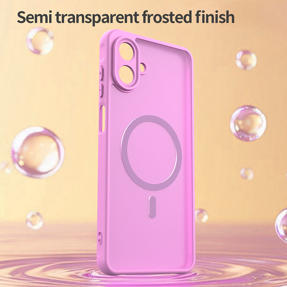 Husa de protectie Techsuit HaloFrost II MagSafe compatibil cu Samsung Galaxy A07 4G, Roz