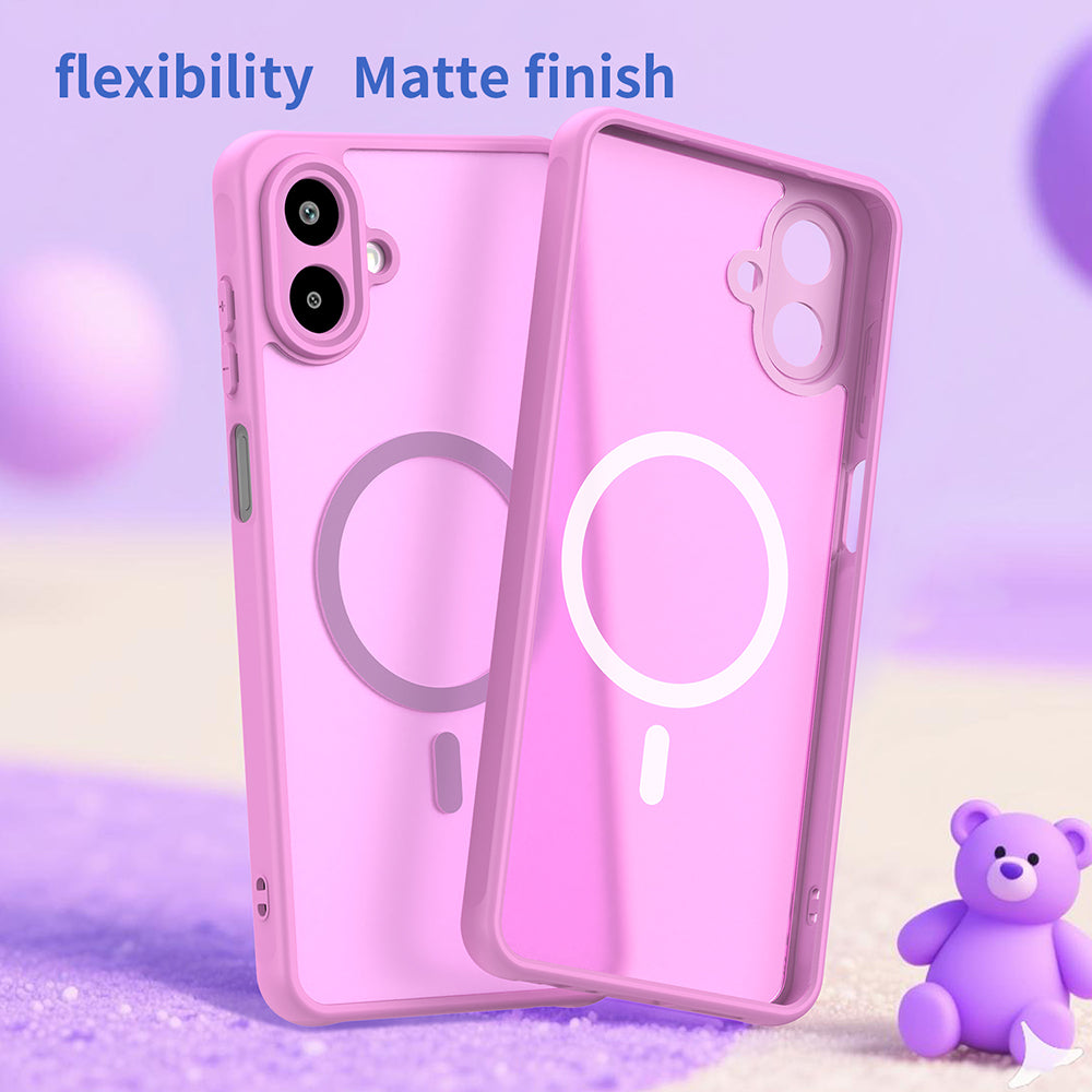 Husa de protectie Techsuit HaloFrost II MagSafe compatibil cu Samsung Galaxy A07 4G, Roz