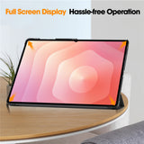 Husa de protectie tableta Techsuit FoldPro compatibil cu Samsung Galaxy Tab S11 Ultra, Roz Auriu