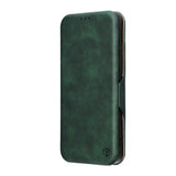 Husa de protectie Techsuit Safe Wallet Plus compatibil cu Samsung Galaxy S25 FE, Verde