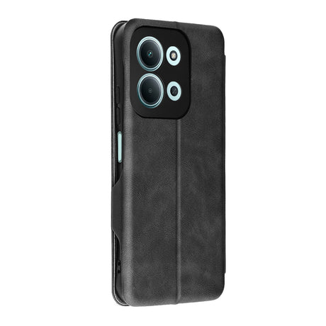 Husa de protectie Techsuit Safe Wallet Plus compatibil cu Xiaomi Redmi 15C 4G / Redmi 15C 5G, Negru