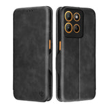 Husa de protectie Techsuit Safe Wallet Plus compatibil cu Motorola Moto G15 / G15 Power / G17 / G17 Power, Negru