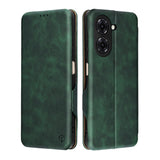 Husa de protectie Techsuit Safe Wallet Plus compatibil cu Xiaomi Redmi A5 4G (Standard), Verde