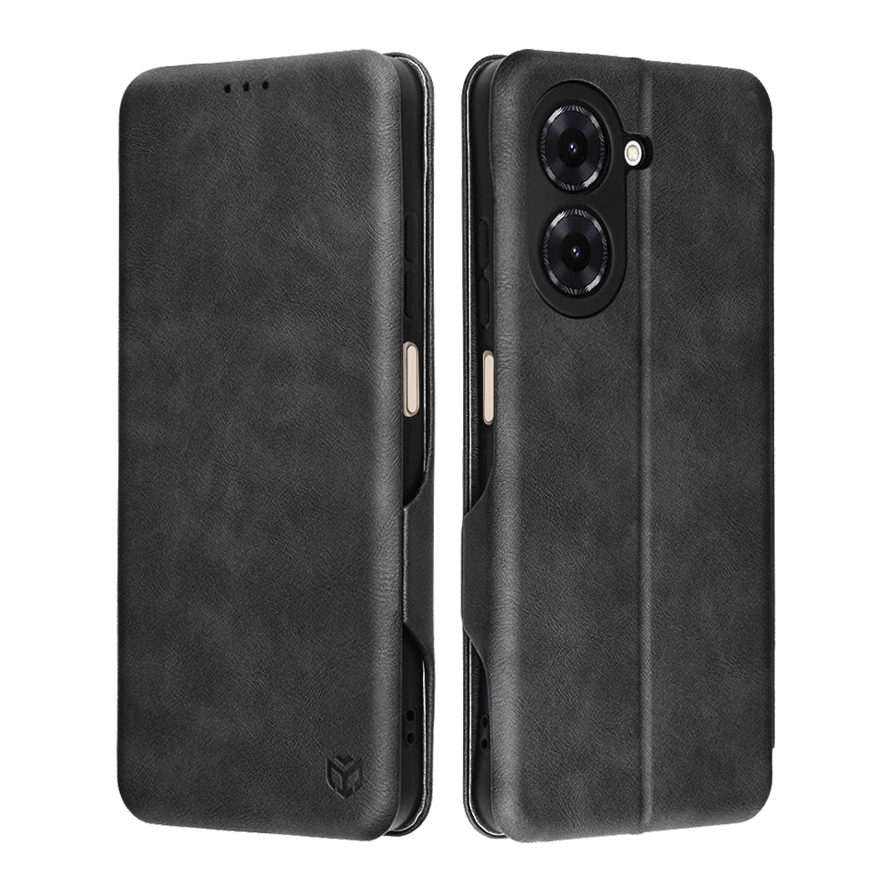Husa de protectie Techsuit Safe Wallet Plus compatibil cu Xiaomi Redmi A5 4G (Standard), Negru
