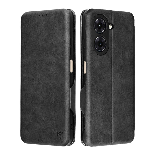 Husa de protectie Techsuit Safe Wallet Plus compatibil cu Xiaomi Redmi A5 4G (Standard), Negru