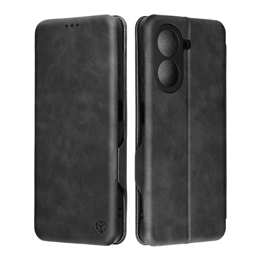 Husa de protectie Techsuit Safe Wallet Plus compatibil cu Xiaomi Redmi A5 4G (Standard), Negru