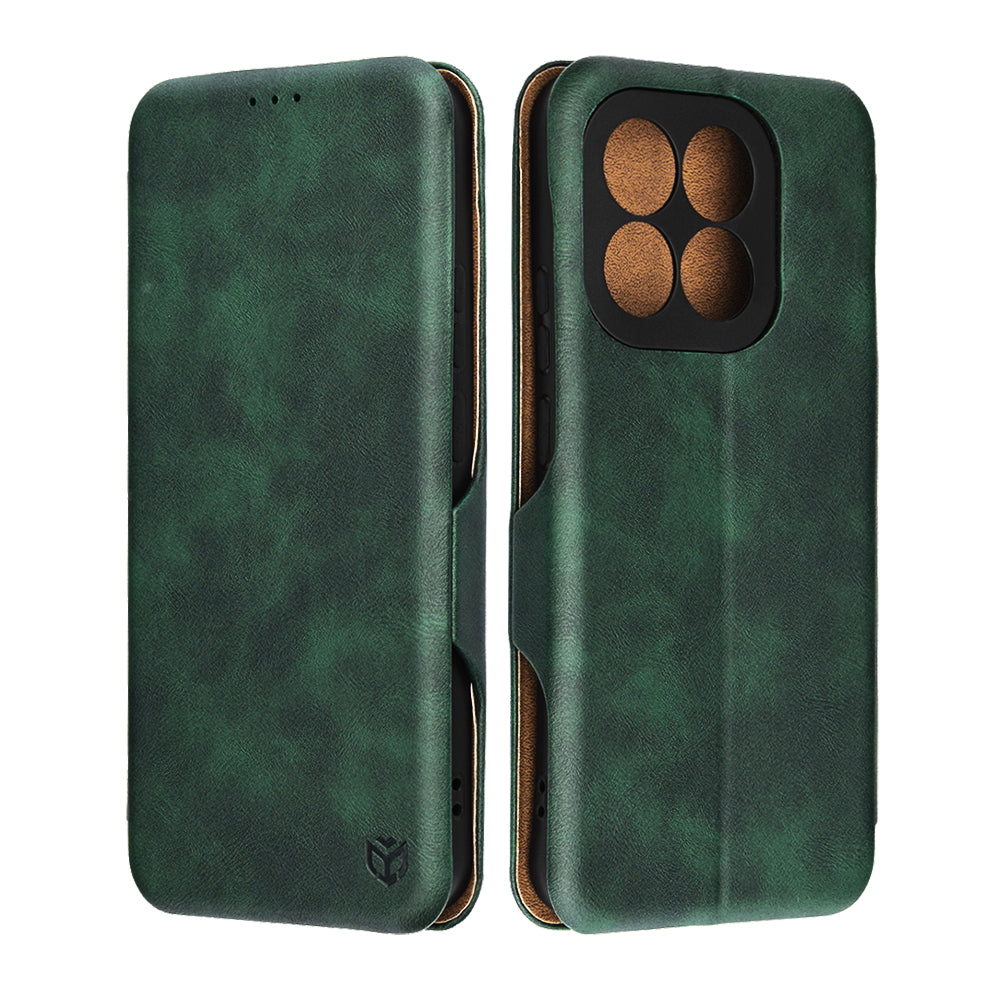 Husa de protectie Techsuit Safe Wallet Plus compatibil cu Xiaomi 15T, Verde