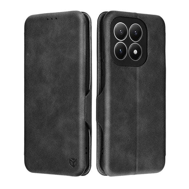 Husa de protectie Techsuit Safe Wallet Plus compatibil cu Xiaomi 15T, Negru