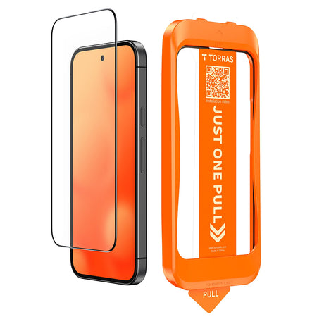 Folie de protectie Torras GlassGo Install Master compatibil cu iPhone 17 Air, Negru