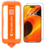Folie de protectie Torras GlassGo Install Master compatibil cu iPhone 17 Pro, Negru