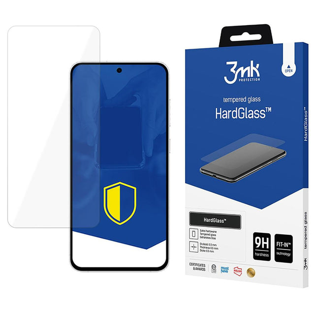 Folie de protectie 3mk HardGlass Tempered compatibil cu Samsung Galaxy S24 FE, Transparent