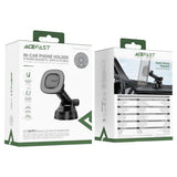 Suport Acefast (D45), for Dashboard/Windshield, Strong Magnetic Grip, Telescopic Rod, Non-Slip Pad, 4.7 - , Negru