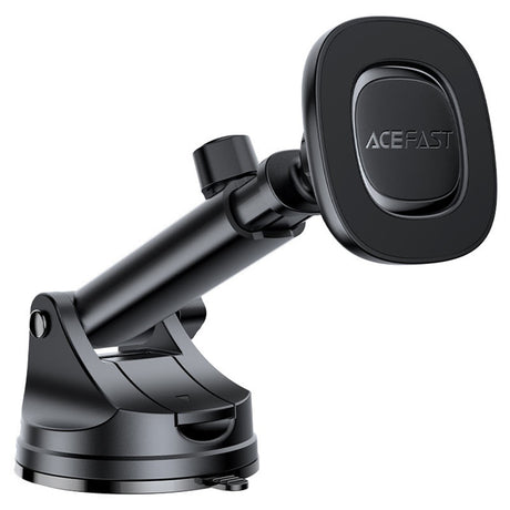 Suport Acefast (D45), for Dashboard/Windshield, Strong Magnetic Grip, Telescopic Rod, Non-Slip Pad, 4.7 - , Negru