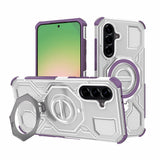 Husa de protectie Techsuit Carbon Shield PRO compatibil cu Samsung Galaxy A56 5G, Mov Transparent