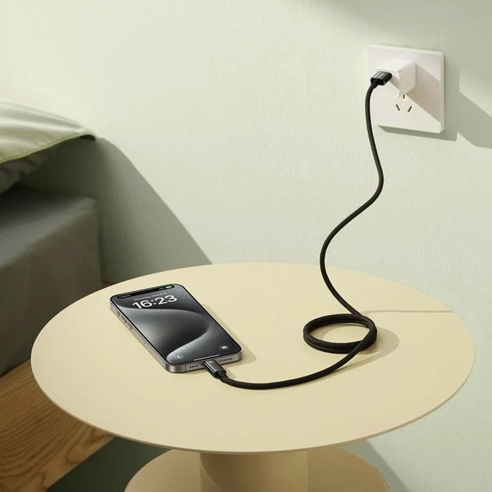 Cablu Baseus Tungsten Gold (P10319805111-02), Type-C to USB, Super Fast Charge, 100W, 480Mbps, 1m, Negru