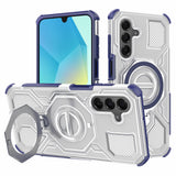 Husa de protectie Techsuit Carbon Shield PRO compatibil cu Samsung Galaxy A16 4G / A16 5G, Albastru Transparent
