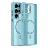Husa de protectie Techsuit HaloFrost II MagSafe compatibil cu Samsung Galaxy S25 Ultra, Verde Menta