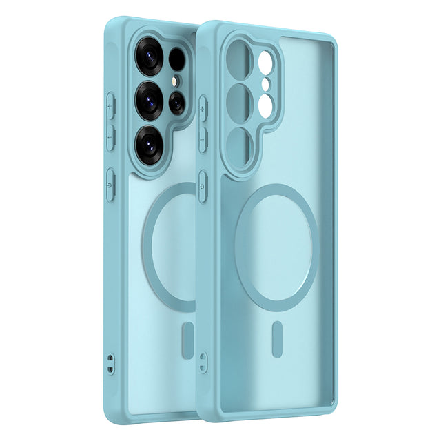 Husa de protectie Techsuit HaloFrost II MagSafe compatibil cu Samsung Galaxy S25 Ultra, Verde Menta