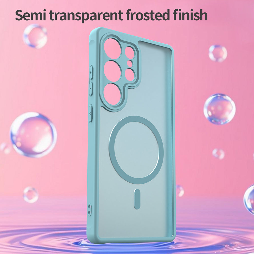 Husa de protectie Techsuit HaloFrost II MagSafe compatibil cu Samsung Galaxy S25 Ultra, Verde Menta