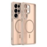 Husa de protectie Techsuit HaloFrost II MagSafe compatibil cu Samsung Galaxy S25 Ultra, Auriu
