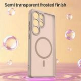 Husa de protectie Techsuit HaloFrost II MagSafe compatibil cu Samsung Galaxy S25 Ultra, Auriu
