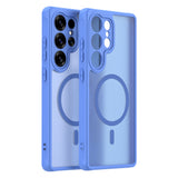 Husa de protectie Techsuit HaloFrost II MagSafe compatibil cu Samsung Galaxy S25 Ultra, Albastru Cer