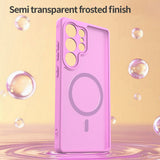 Husa de protectie Techsuit HaloFrost II MagSafe compatibil cu Samsung Galaxy S25 Ultra, Roz