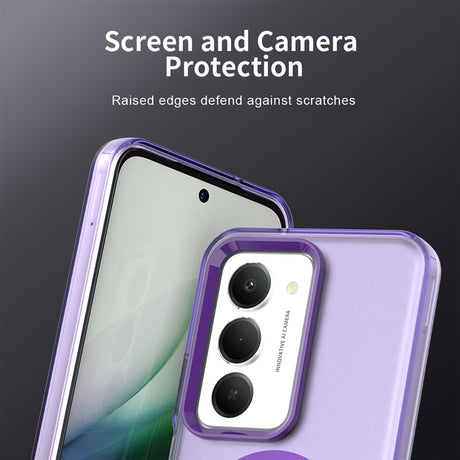 Husa de protectie Techsuit CandyCase MagSafe compatibil cu Xiaomi Redmi 15 4G / Redmi 15 5G, Mov