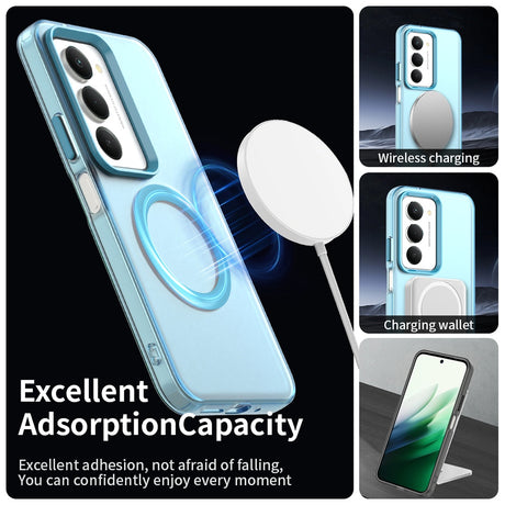 Husa de protectie Techsuit CandyCase MagSafe compatibil cu Xiaomi Redmi 15 4G / Redmi 15 5G, Albastru