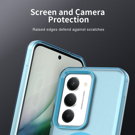 Husa de protectie Techsuit CandyCase MagSafe compatibil cu Xiaomi Redmi 15 4G / Redmi 15 5G, Albastru