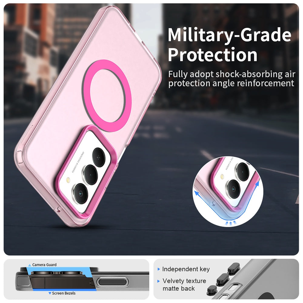 Husa de protectie Techsuit CandyCase MagSafe compatibil cu Xiaomi Redmi 15 4G / Redmi 15 5G, Roz
