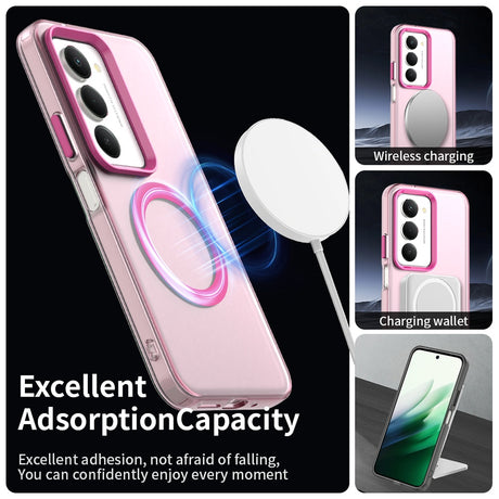 Husa de protectie Techsuit CandyCase MagSafe compatibil cu Xiaomi Redmi 15 4G / Redmi 15 5G, Roz