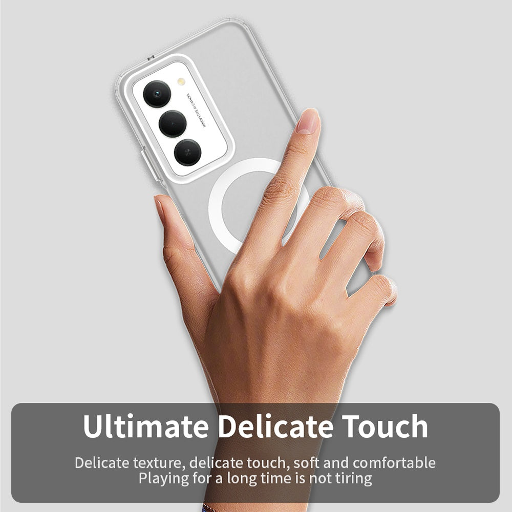 Husa de protectie Techsuit CandyCase MagSafe compatibil cu Xiaomi Redmi 15 4G / Redmi 15 5G, Alb