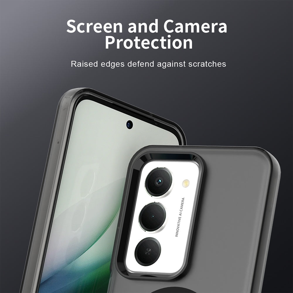Husa de protectie Techsuit CandyCase MagSafe compatibil cu Xiaomi Redmi 15 4G / Redmi 15 5G, Negru