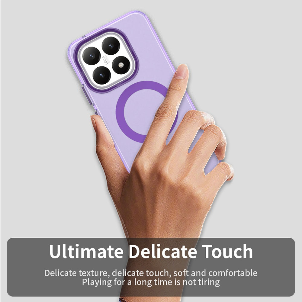 Husa de protectie Techsuit CandyCase MagSafe compatibil cu Xiaomi 15T, Mov