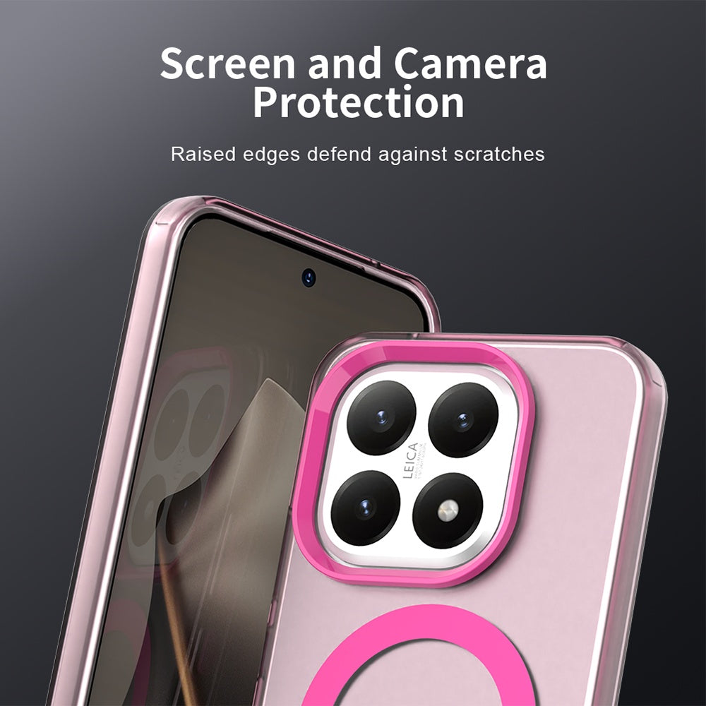 Husa de protectie Techsuit CandyCase MagSafe compatibil cu Xiaomi 15T, Roz