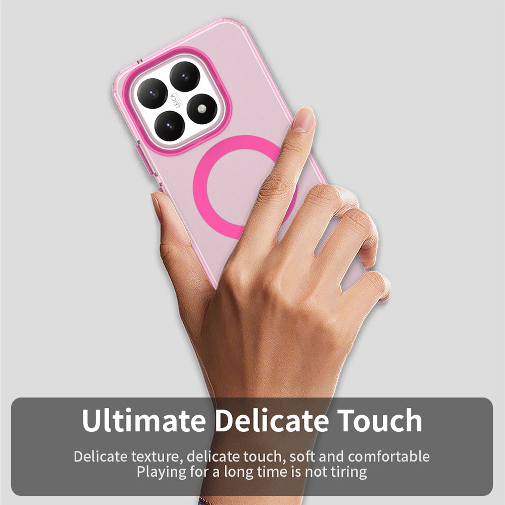 Husa de protectie Techsuit CandyCase MagSafe compatibil cu Xiaomi 15T, Roz