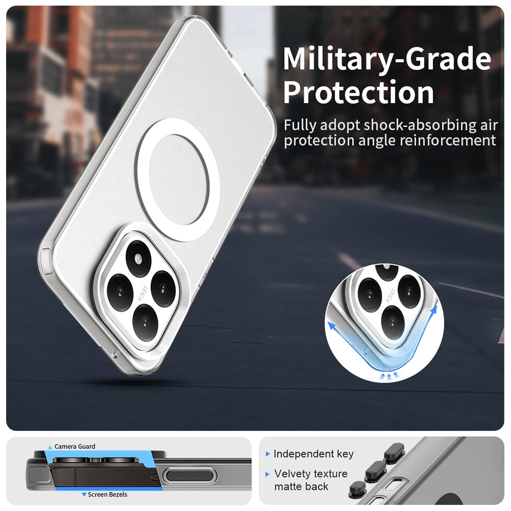 Husa de protectie Techsuit CandyCase MagSafe compatibil cu Xiaomi 15T, Alb