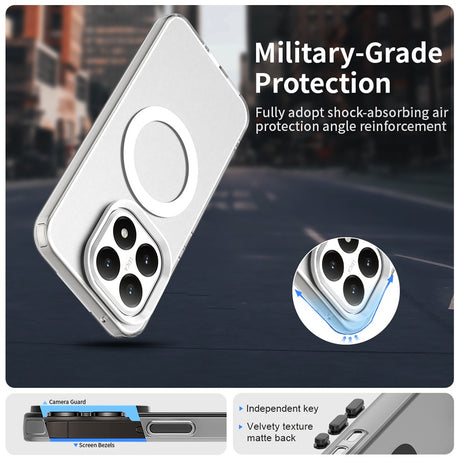 Husa de protectie Techsuit CandyCase MagSafe compatibil cu Xiaomi 15T, Alb