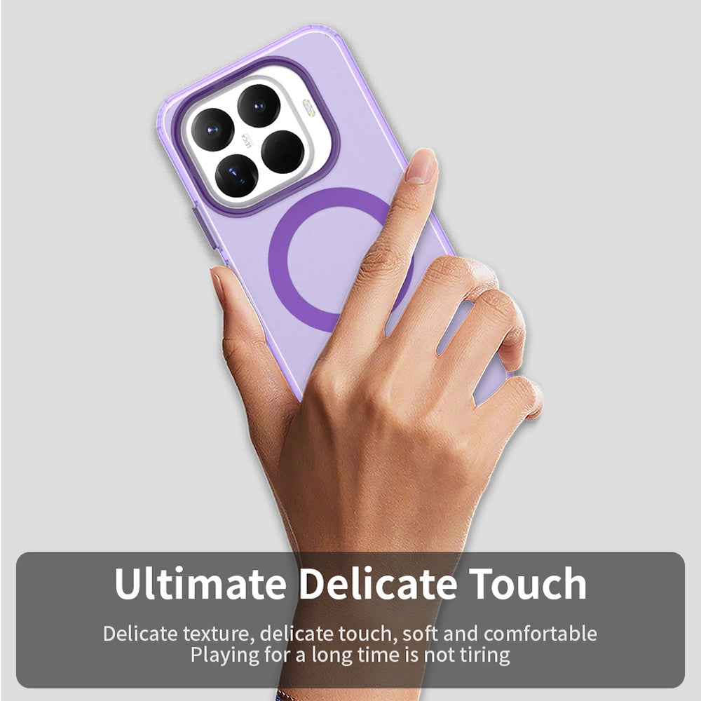 Husa de protectie Techsuit CandyCase MagSafe compatibil cu Xiaomi 15T Pro, Mov