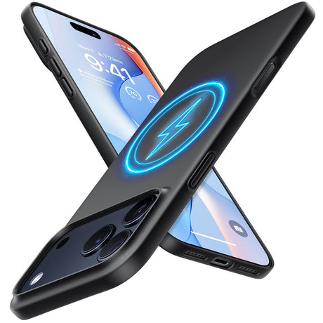 Husa de protectie Torras SlimFit MagSafe Series compatibil cu iPhone 17 Pro Max, Negru