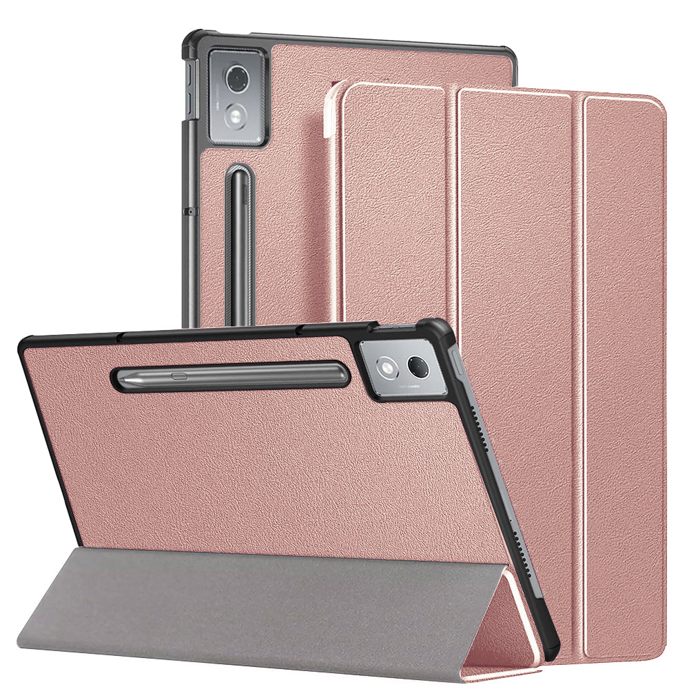 Husa de protectie tableta Techsuit FoldPro compatibil cu Lenovo Idea Tab Pro 12.7 (2025), Roz Auriu