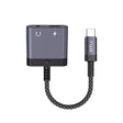 Adaptor Lito Audio Adapter (LA04T), Type-C to Jack 3.5mm, Type-C, Support Calls, Fast Charging, 60W, Negru