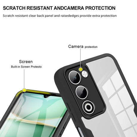 Folie de protectie Techsuit ColorVerse 360 Series + compatibil cu Oppo A5 4G / A5 5G, Roz