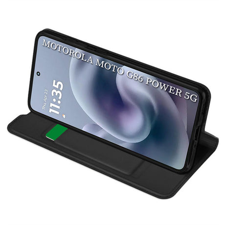 Husa de protectie Techsuit Magskin Book compatibil cu Motorola Moto G86 Power, Negru