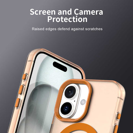Husa de protectie Techsuit CandyCase MagSafe compatibil cu iPhone 17 Pro, Portocaliu