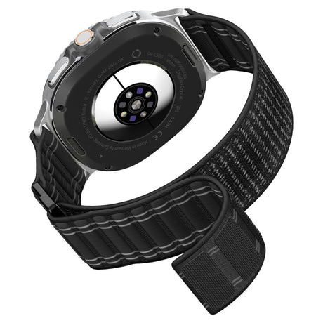 Curea smartwatch Spigen Watchband WBF0 (AMP10153) compatibil cu Samsung Galaxy Watch8 40mm/Watch8 44mm/Watch8 Classic, Negru