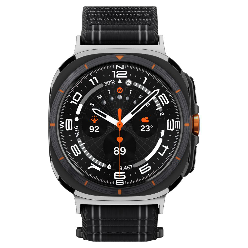 Curea smartwatch Spigen Watchband WBF0 (AMP10146) compatibil cu Samsung Galaxy Watch Ultra 47mm, Negru